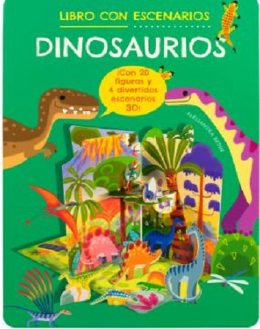 DINOSAURIOS LIBRO CON ESCENARIOS