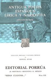 S/C 151 ANTIGUA POESIA ESPAÑOLA LIRICA Y