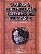 CUADERNO DE ETIMOLOGIAS GRECOLATINAS