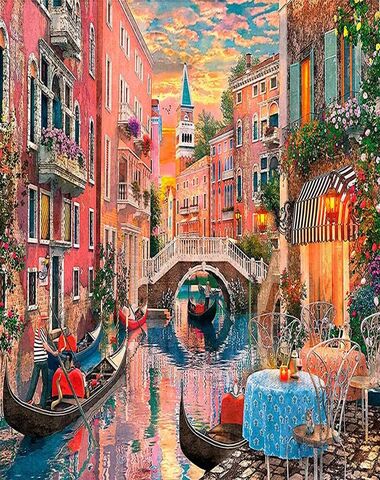 PUZZLE ATARDECER EN VENECIA 6000 PZ