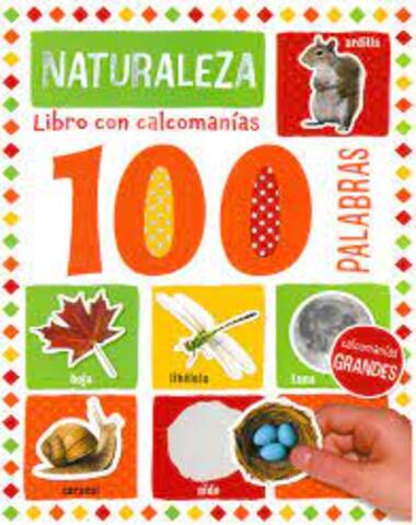 100 PALABRAS NATURALEZA LIBRO CON CALCOM