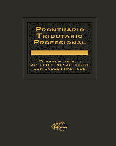 PRONTUARIO TRIBUTARIO PROFESIONAL