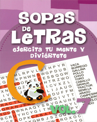 SOPAS DE LETRAS EJERCITA TU MENTE 7