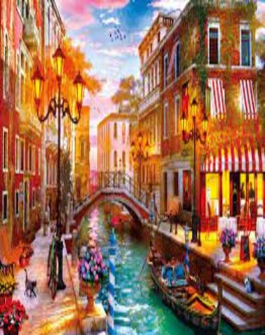 PUZZLE PUESTA DEL SOL EN VENECIA 500 PZ