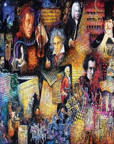 PUZZLE MUSICOS EN LA HISTORIA 260 PZ