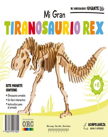 MI DINOSAURIO GIGANTE 3D TIRANOSAURIO