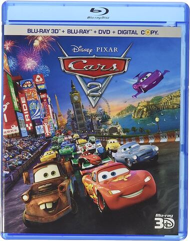 CARS 2 BR + DVD