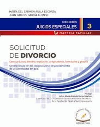 SOLICITUD DE DIVORCIO