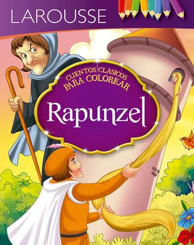 RAPUNZEL CLASICOS PARA COLOREAR