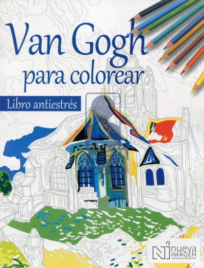 VAN GOGH PARA COLOREAR LIBRO ANTIESTRES