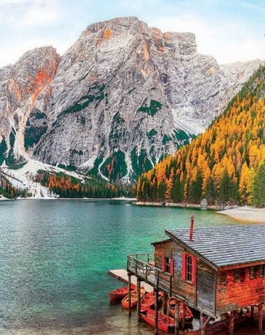 PUZZLE LAGO BRAIES EN OTOÑO 3000 PZ