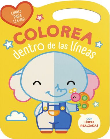 COLOREA DENTRO DE LAS LINEAS ELEFANTE