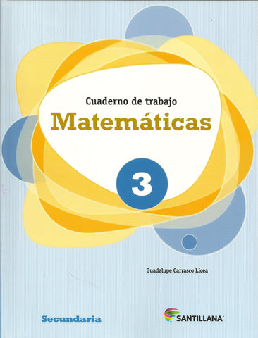 MATEMATICAS 3° SEC, CUADERNO DE TRABAJO