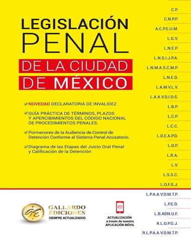 LEGISLACION PENAL CIUDAD DE MEXIC 2025