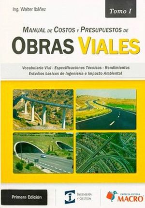 MANUAL DE COSTOS Y PRESUPUESTOS DE OBRAS