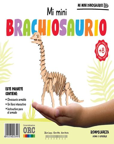 MI DINOSAURIO GIGANTE 3D BRANCHIOSAURIO