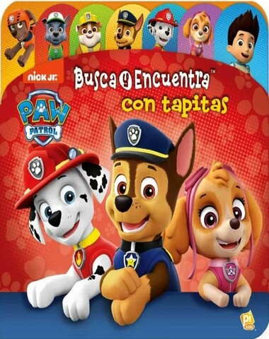 PAW PATROL BUSCA Y ENCUENTRA CON TAPITAS