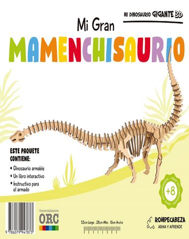 MI DINOSAURIO GIGANTE 3D MAMECHISAURIO