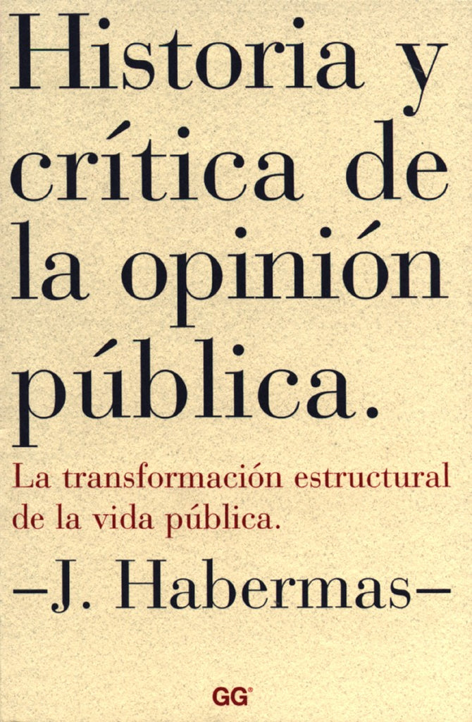 HISTORIA Y CRITICA DE LA OPINION PUBLICA