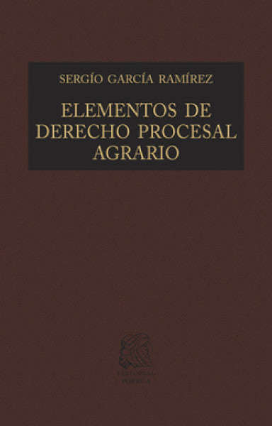 ELEMENTOS DE DERECHO PROCESAL AGRARIO