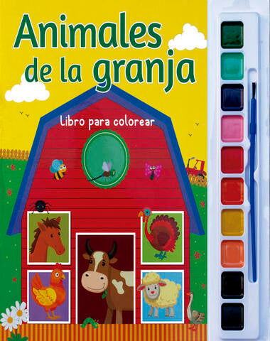 ANIMALES DE LA GRANJA LIBROS PARA COLORE