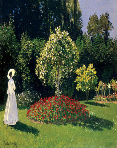 PUZZLE LADY IN A GARDEN 500 PZ