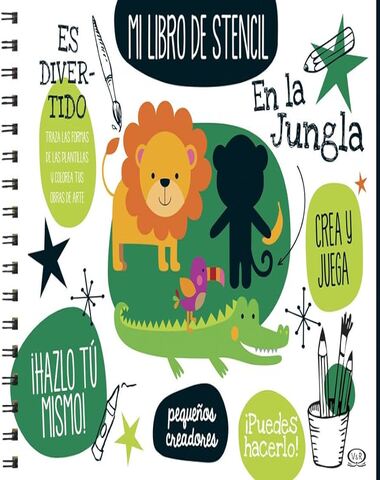 EN LA JUNGLA MI LIBRO DE STENCIL