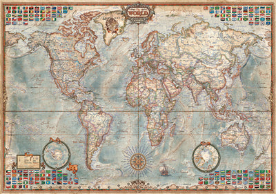 PUZZLE MUNDO MAPA POLITICO 4000 PZ