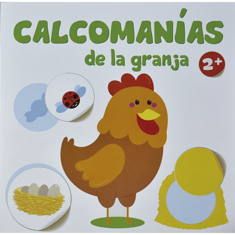 CALCOMANIAS DE LA GRANJA POLLITO 2+