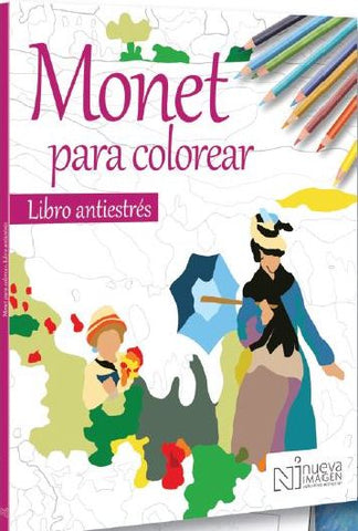 MONET PARA COLOREAR LIBRO ANTIESTRES