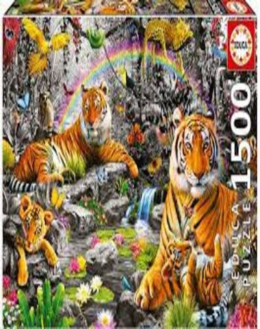 PUZZLE JUNGLA BRILLANTE 1500 PZ