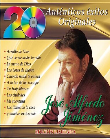 JOSE ALFREDO JIMENEZ EXITOS ORIGINALES