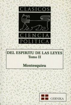 DEL ESPIRITU DE LAS LEYES TOMO II