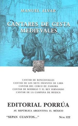 S/C 122 CANTARES DE GESTA MEDIEVALES