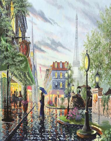 PUZZLE LLUVIA DE VERANO PARIS 2000 PZ