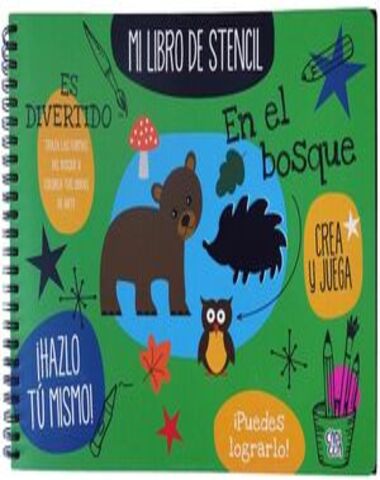 EN EL BOSQUE MI LIBRO DE STENCIL