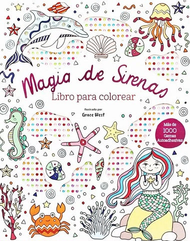 MAGIA DE SIRENAS LIBRO PARA COLOREAR