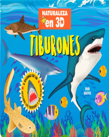 TIBURONES NATURALEZA 3D