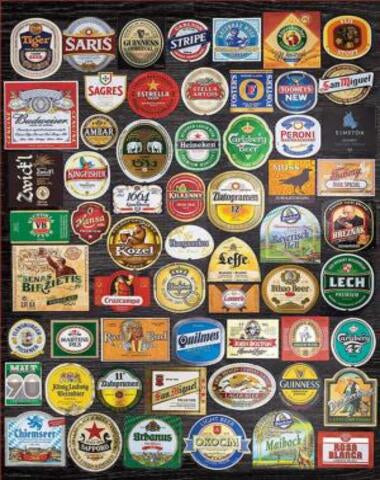 PUZZLE ETIQUETAS DE CERVEZA 1500 PZ