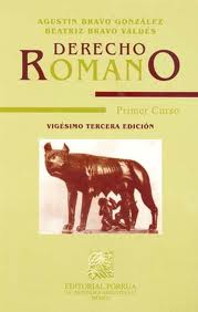 DERECHO ROMANO PRIMER CURSO