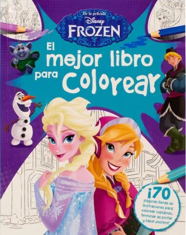 FROZEN EL MEJOR LIBRO PARA COLOREAR