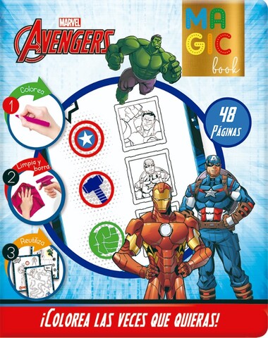 LIBRO MAGICO AVENGERS