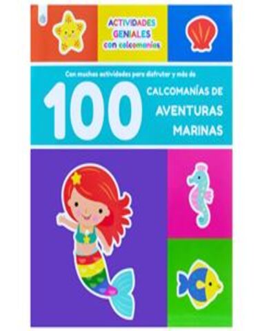 100 CALCOMANIAS DE AVENTURAS MARINAS