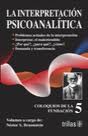 INTERPRETACION PSICOANALITICA, LA