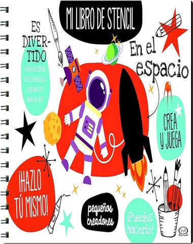 EN EL ESPACIO MI LIBRO DE STENCIL