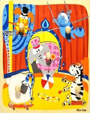 PUZZLE DE MADERA CIRCO FELIZ