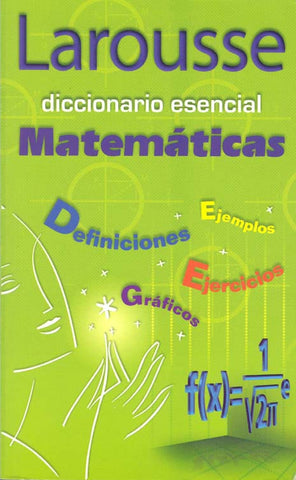 DICCIONARIO ESENCIAL MATEMATICAS