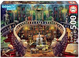 PUZZLE BIBLIOTECA ANTIGUA ENIGMA 500 PZ