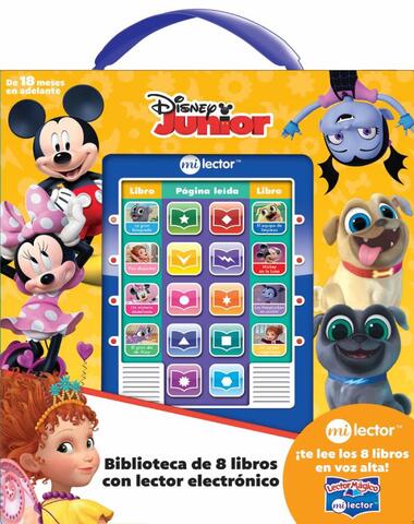 DISNEY BIBLIOTECA DE 8 LIBROS CON LECTOR