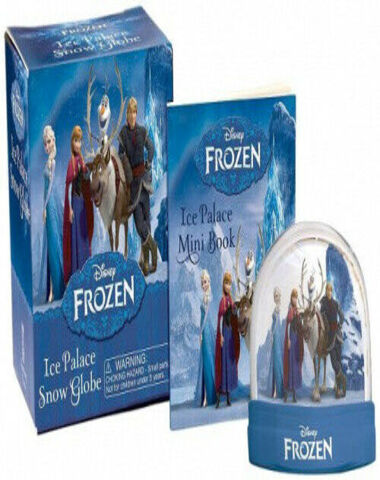 FROZEN ICE PALACE SNOW GLOBE